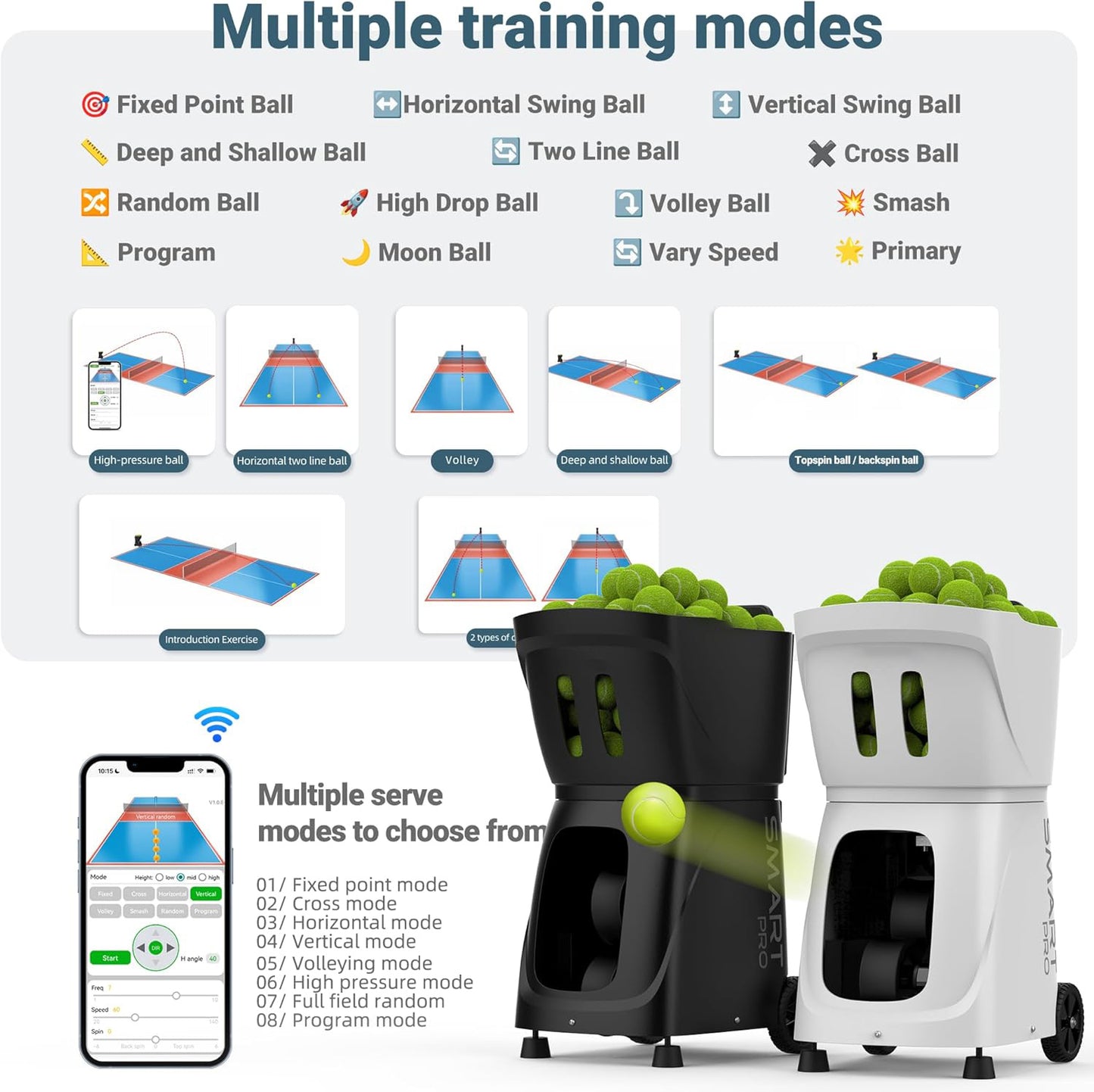 Smart PRO Tennis Ball Machine