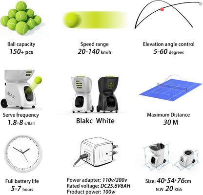 MAX C Professional Tennis Machine