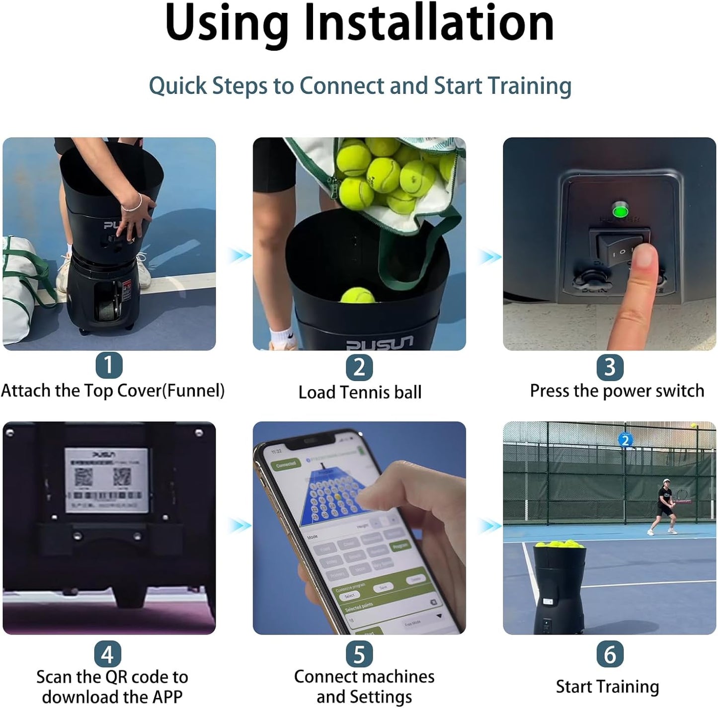 Mini Pro Tennis Ball Machine