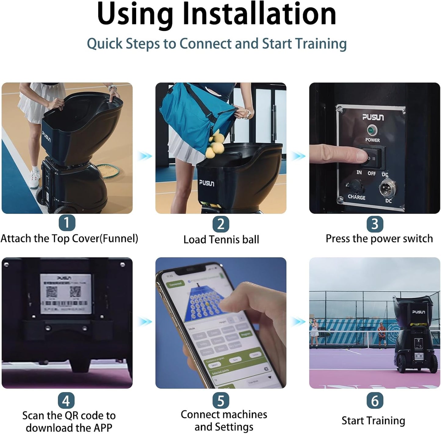 Smart Tennis Ball Machine