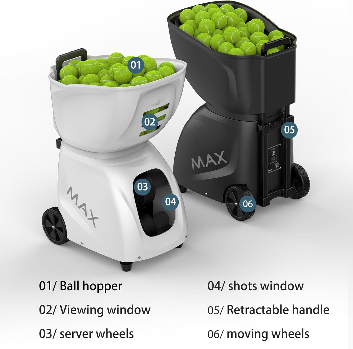 MAX C Professional Tennis Machine